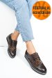 Pantofi maro leo piele naturala 5s7744001