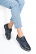 Pantofi bleumarin piele naturala 5s7744001