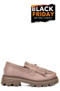 MOCASINI DAMA PIELE NATURALA NUDE 3S7795