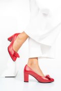 PANTOFI ROSII PIELE NATURALA 5S77010