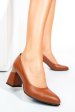 Pantofi maro piele naturala 5s77005