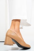 PANTOFI NUDE PIELE NATURALA 5S77006