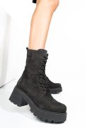 GHETE NEGRE PIELE NATURALA 242823NBK