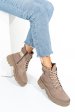 Ghete bej piele naturala 242821nbk
