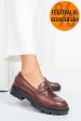 Mocasini brown piele naturala sally02