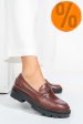 Mocasini brown piele naturala sally02