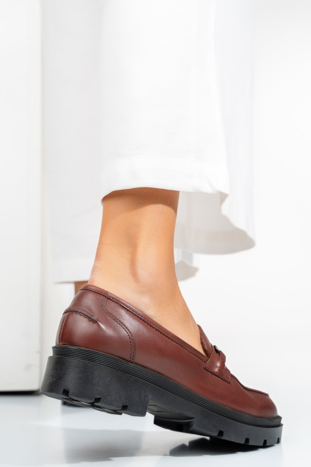 MOCASINI BROWN PIELE NATURALA SALLY02
