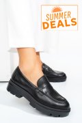 MOCASINI NEGRI PIELE NATURALA EMME011