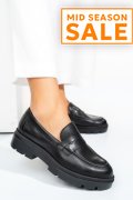 MOCASINI NEGRI PIELE NATURALA EMME011