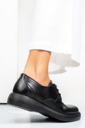 PANTOFI NEGRI PIELE NATURALA 4S7758