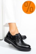 PANTOFI NEGRI PIELE NATURALA 4S7758