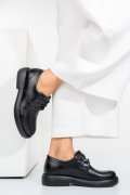 PANTOFI NEGRI PIELE NATURALA 4S7758