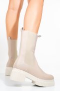 GHETE BEJ PIELE NATURALA 7S7769003
