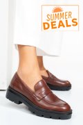 MOCASINI BROWN PIELE NATURALA EMME011