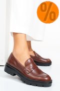 MOCASINI BROWN PIELE NATURALA EMME011