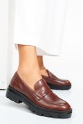 MOCASINI BROWN PIELE NATURALA EMME011