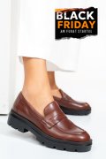 MOCASINI BROWN PIELE NATURALA EMME011