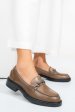 Mocasini taupe piele naturala sally02/oxford