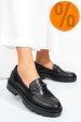 Mocasini negri piele naturala sally02