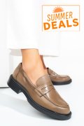 MOCASINI TAUPE PIELE NATURALA EMME011/OXFORD