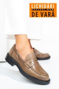 MOCASINI TAUPE PIELE NATURALA EMME011/OXFORD