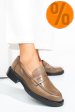 Mocasini taupe piele naturala emme011/oxford