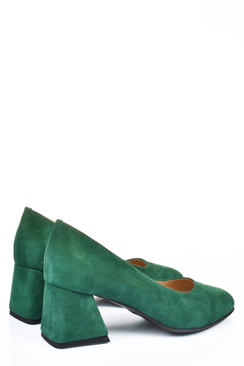 PANTOFI VERZI PIELE NATURALA INTOARSA 5S77006