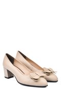 PANTOFI BEJ PIELE NATURALA 1S77599B