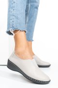PANTOFI GRI PIELE NATURALA TSP45