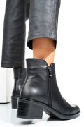 GHETE NEGRE PIELE NATURALA 242835NP