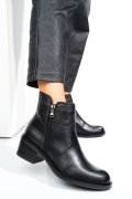 GHETE NEGRE PIELE NATURALA 242835NP