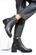 GHETE NEGRE PIELE NATURALA 242835NP