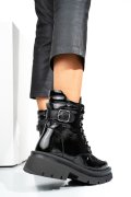 GHETE NEGRE PIELE NATURALA 242821NPK