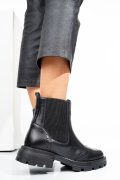 GHETE NEGRE PIELE NATURALA 242802NP