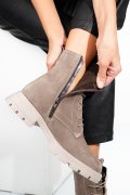 GHETE BEJ PIELE NATURALA INTOARSA 242801SP