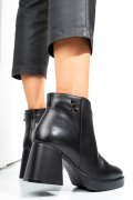 BOTINE NEGRE PIELE NATURALA 242827NP