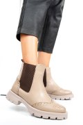GHETE BEJ PIELE NATURALA 242802NP