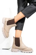 GHETE BEJ PIELE NATURALA 242802NP