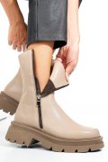 GHETE BEJ PIELE NATURALA 242822NP