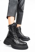 GHETE NEGRE PIELE NATURALA  242805SP