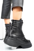 GHETE NEGRE PIELE NATURALA  242805SP
