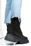 GHETE NEGRE PIELE NATURALA 242805NBK