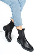 GHETE NEGRE PIELE NATURALA 7S77627