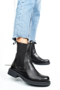 GHETE NEGRE PIELE NATURALA 7S77627