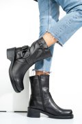 GHETE NEGRE PIELE NATURALA 07BASILEA