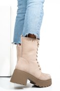 GHETE BEJ PIELE NATURALA 242823NBK