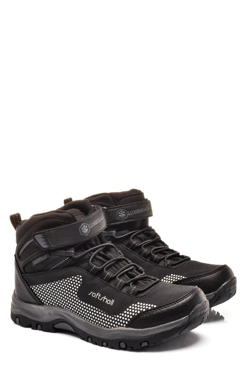 LUMBERJACK, GHETE IMPERMEABILE COPII BLACK FULLER-HI