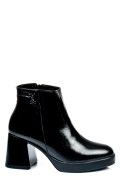 BOTINE NEGRE PIELE NATURALA LACUITA 242827NPK