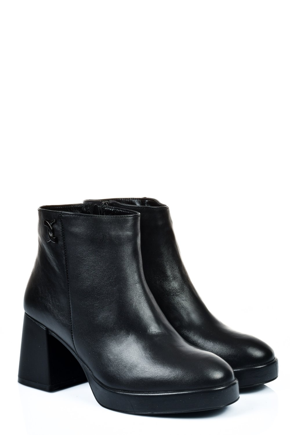 BOTINE NEGRE PIELE NATURALA 242827NP