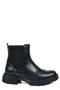 GHETE NEGRE PIELE NATURALA 242802NP